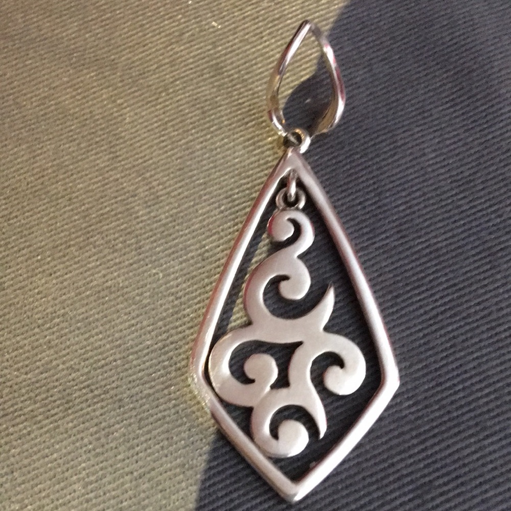 Silpada Sterling Silver Scroll Pendant